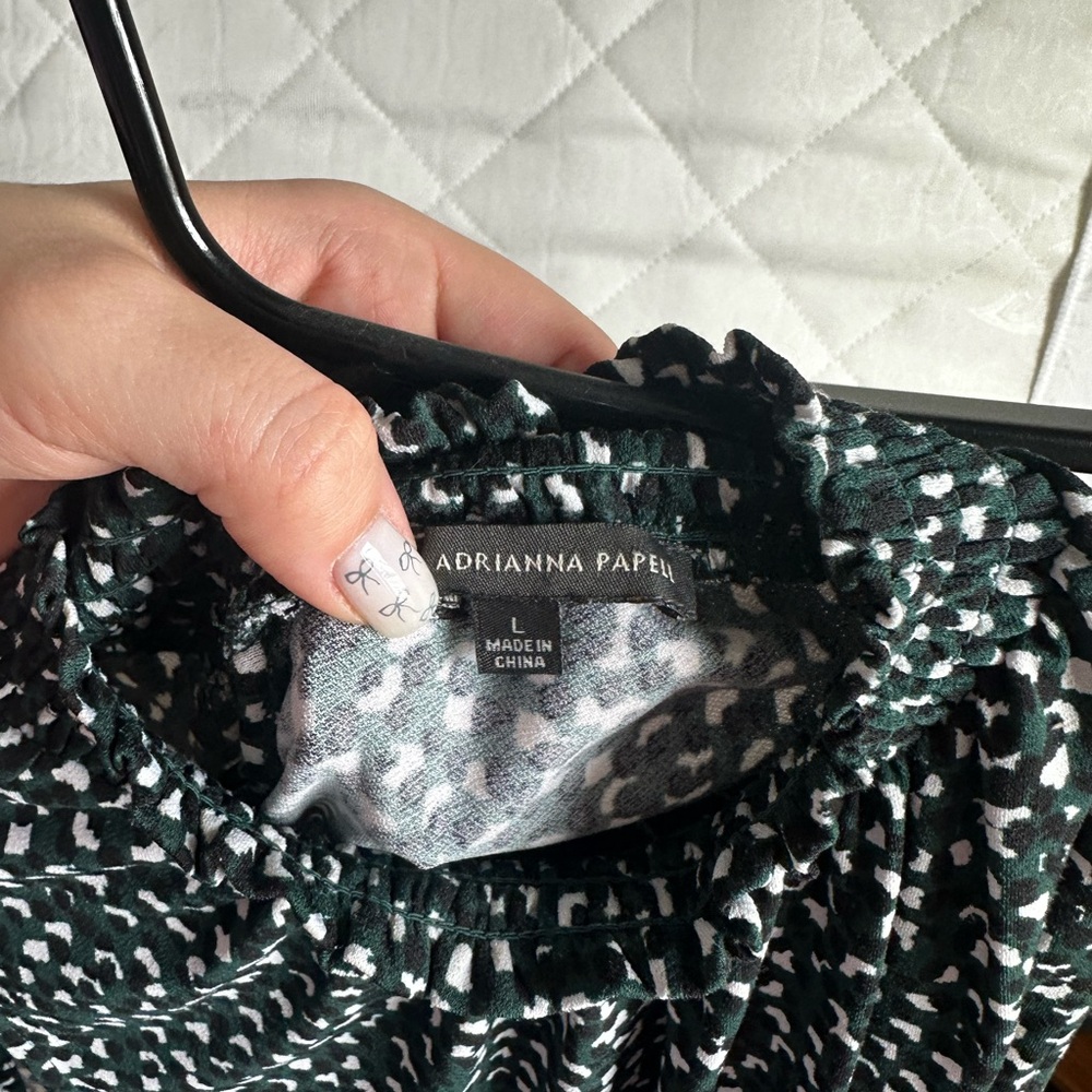 Green Work Blouse - Picture 2 of 2